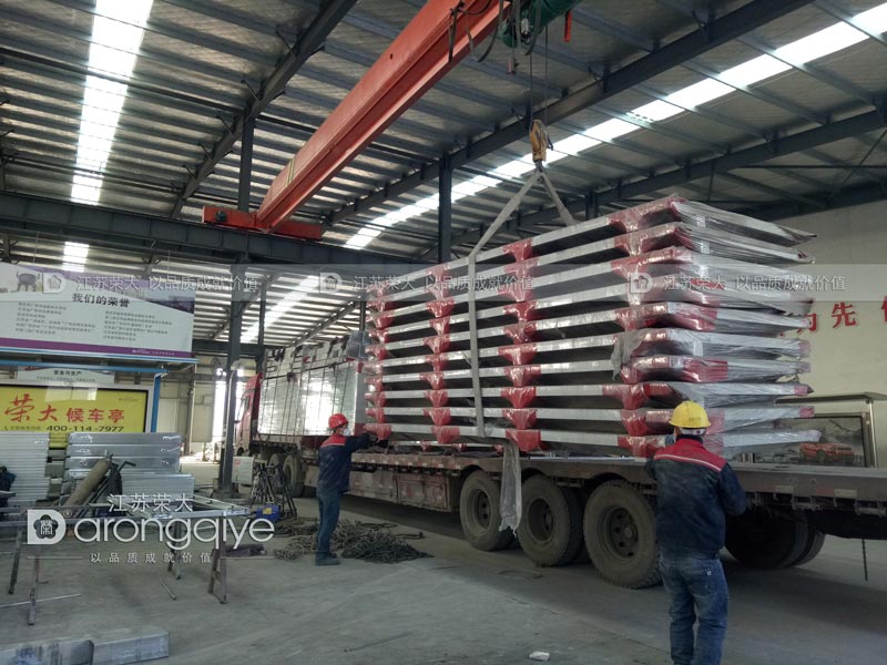 洛陽公共自行車棚發(fā)貨案例