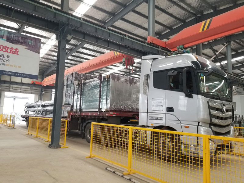 江蘇榮大發(fā)往安徽不銹鋼公交候車亭發(fā)貨記錄