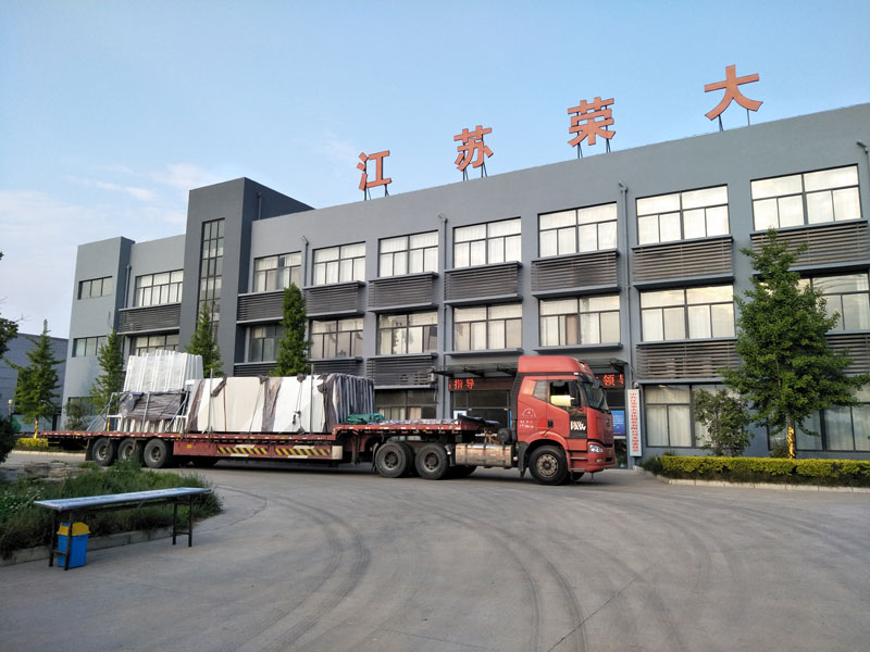 江蘇榮大發往安徽第一批公交候車亭發貨記錄