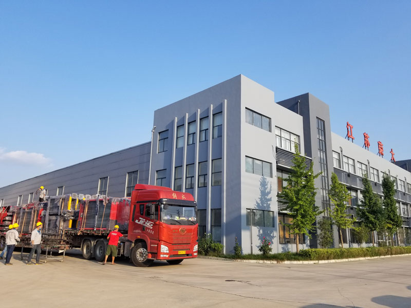 榮大發(fā)往河北紅色簡約公交候車亭發(fā)貨記錄